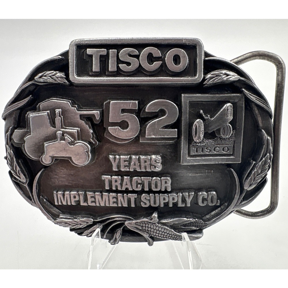 Siskiyou Tisco Belt Buckle Co. Series 1 1987 Limited Edition Pewter SE755‎